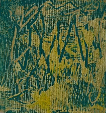 Monotypie / Leinwand