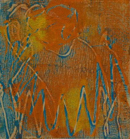 Monotypie / Leinwand