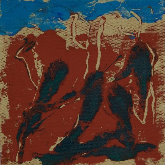 Monotypie / Leinwand