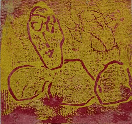 Monotypie / Leinwand