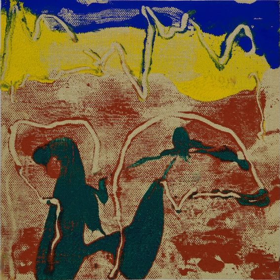 Monotypie / Leinwand