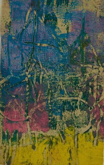 Monotypie / Leinwand