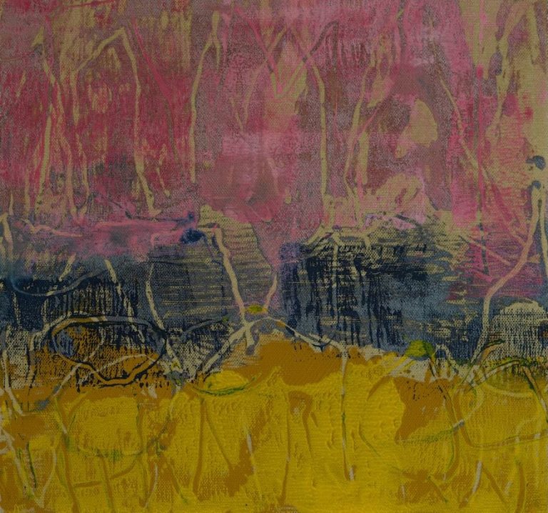 les souvenirs I - 9 Monotypie / Leinwand