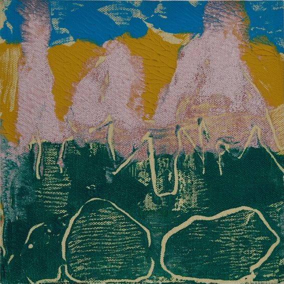 Monotypie / Leinwand