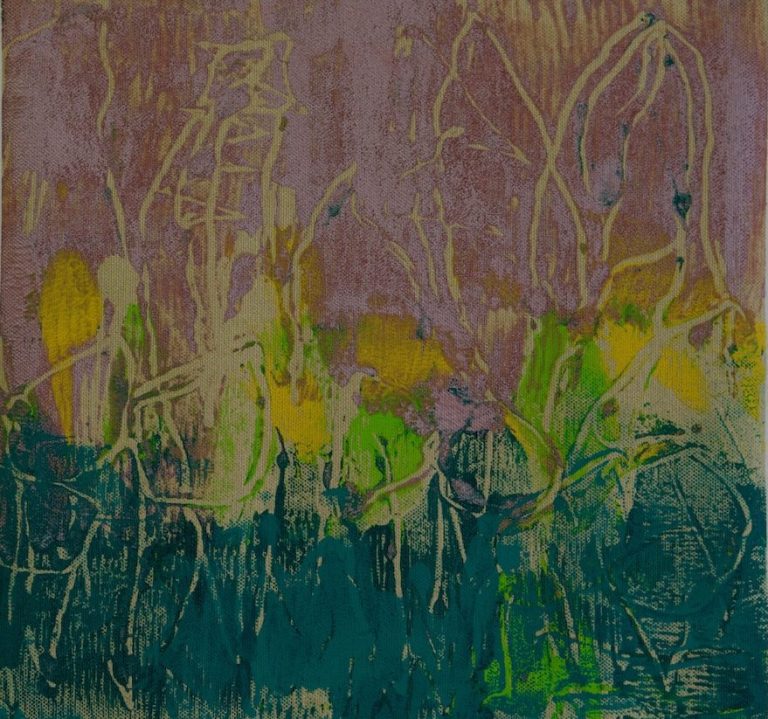 Monotypie / Leinwand