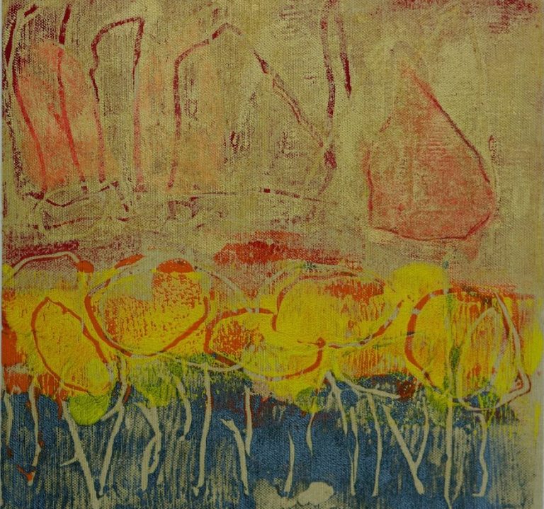 Monotypie / Leinwand