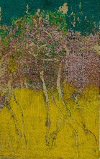 Monotypie / Leinwand