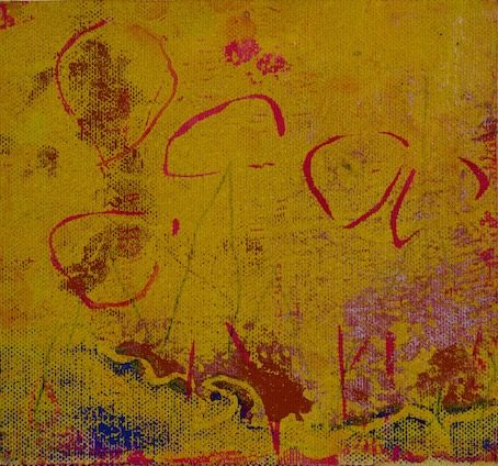 Monotypie / Leinwand