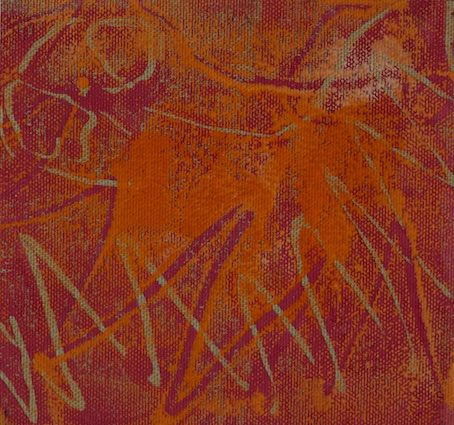 Monotypie / Leinwand